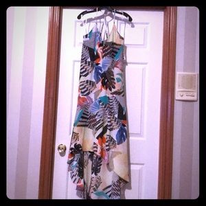 Asymmetric printed long maxi dress - Bar III